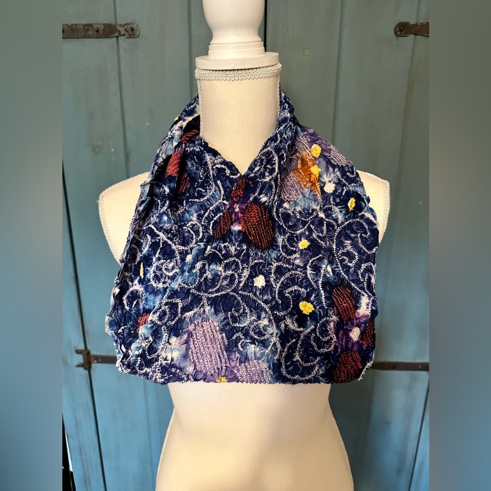 Silk Infinity Scarf - Picture 2 of 5